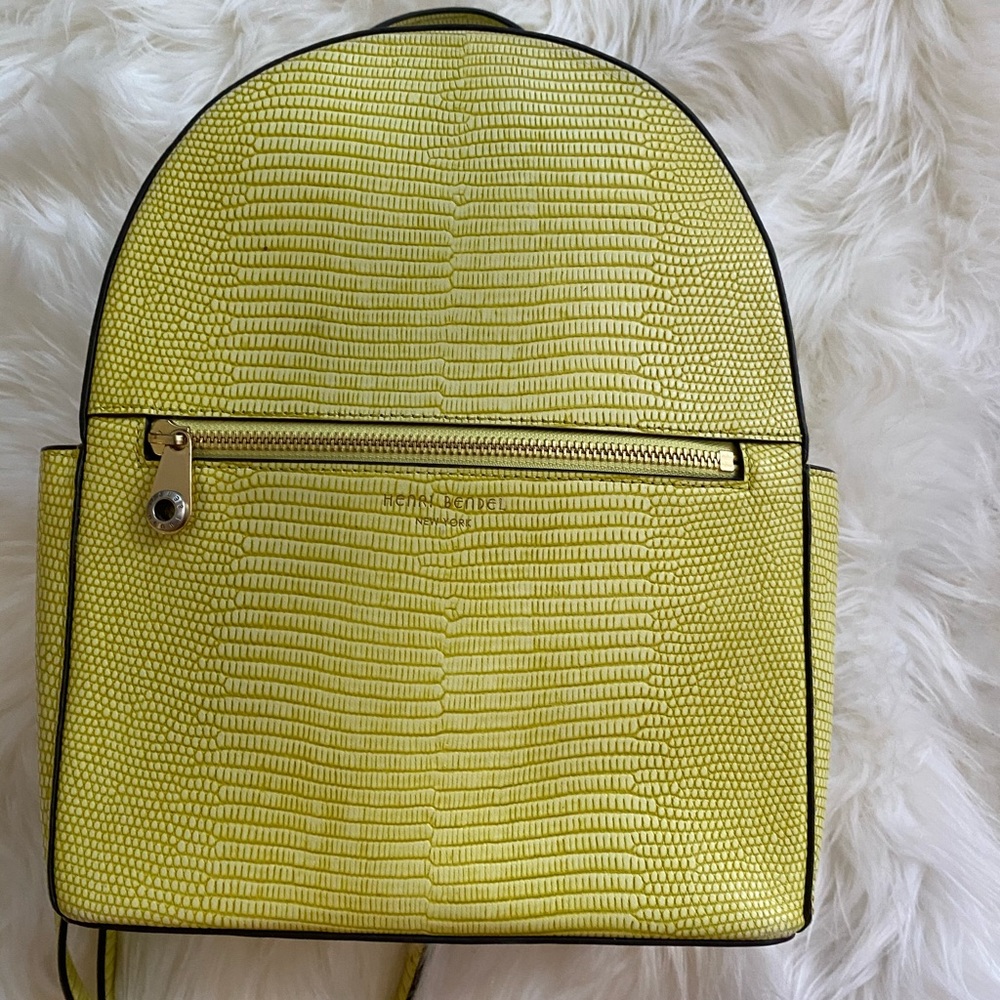 Henri Bendel original python book bag!